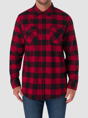 Anti Social Social Club Happiest Place On Earth Red Flannel Shirt