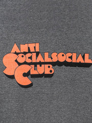 Anti Social Social Club Men Clamps Gunmetal Heather Hoodie Heather Grey
