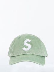 Supreme Pigment Print S Logo 6 Panel Olive Cap