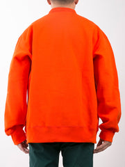 Supreme Small Box Crewneck Orange Sweatshirt