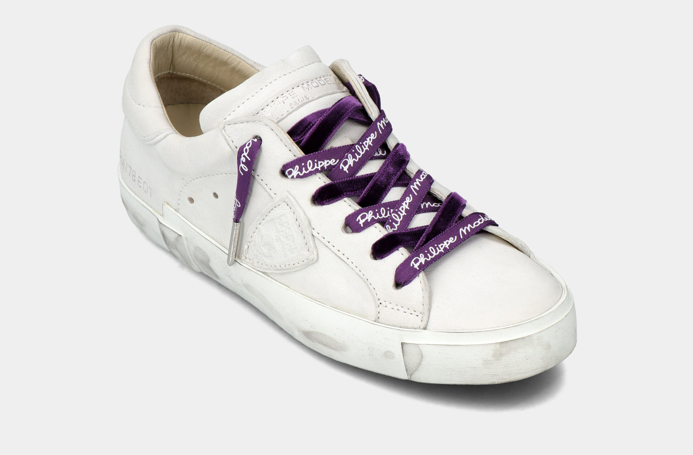Philippe Model Laces Woman LACDS018, Velour Violet