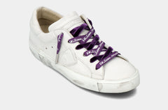 Philippe Model Laces Woman LACDS018, Velour Violet