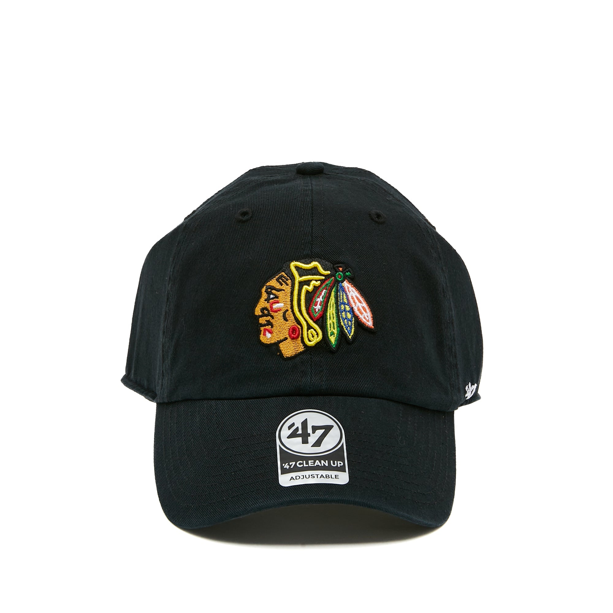 NHL Chicago Blackhawks '47 Clean Up Cap Black One Size