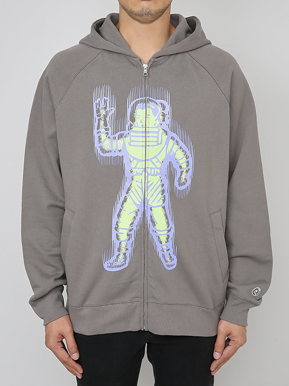 Billionaire Boys Club Standing Astro Zip Through Hood Grey