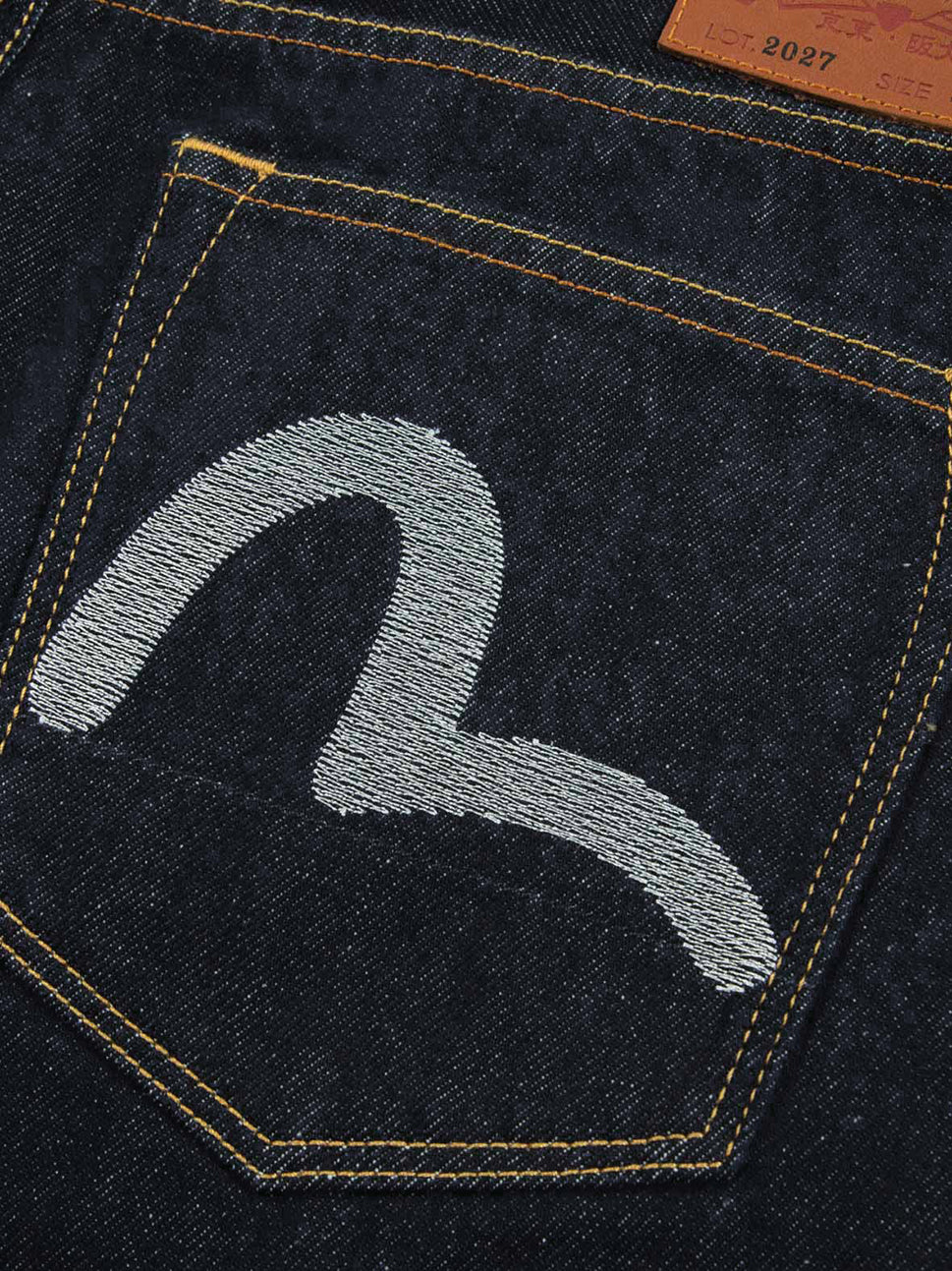 Evisu Indigo HT Seagull Pocket Embroidery Jeans