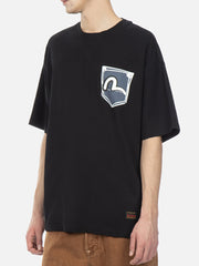 Evisu Black HT Multi-Pocket Printed SS Tee