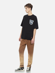 Evisu Black HT Multi-Pocket Printed SS Tee