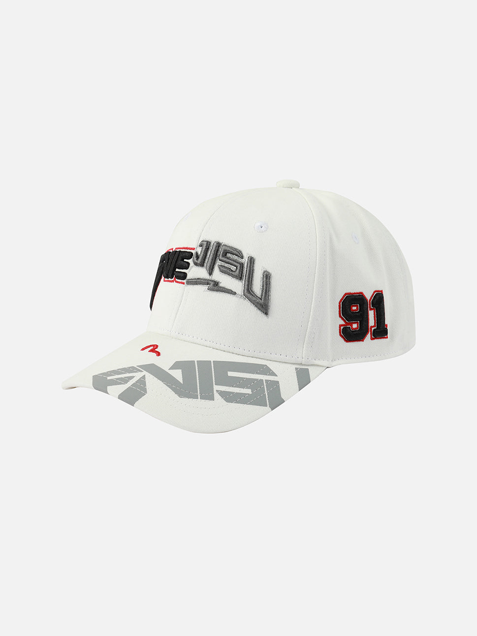 Evisu Off White Multi Logo Graphic Patchwork Cap