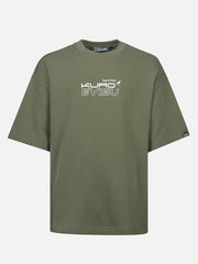 Evisu Olive EK Short Sleeve Sweatshirt