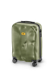 Crash Baggage Icon Cabin 4 Wheel Luggage Trolleys, CB161 005, Olive