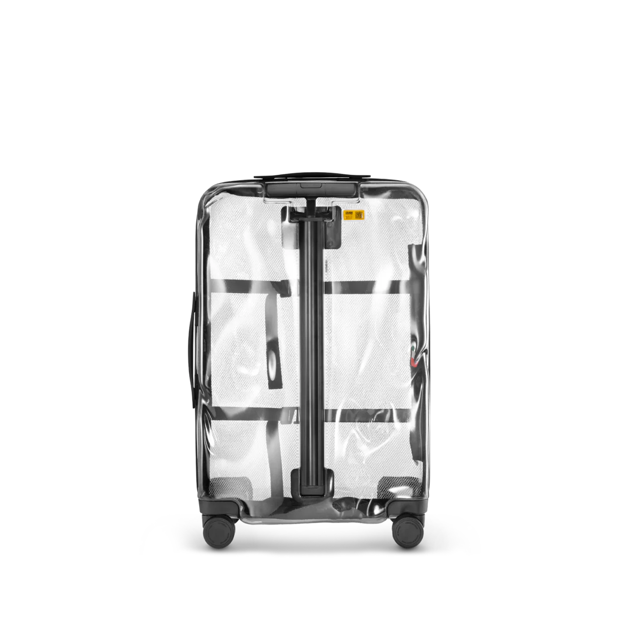 Crash Baggage Share Cabin 4 Wheel Luggage Trolleys, CB141 050 - same image, Clear