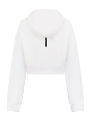 Bling Prism Cropped Hoodie Off White BLW02BB KH06