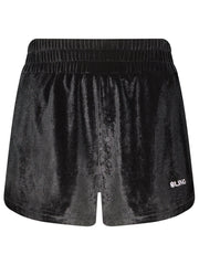Bling Velour Shorts Black BLWM KBS01