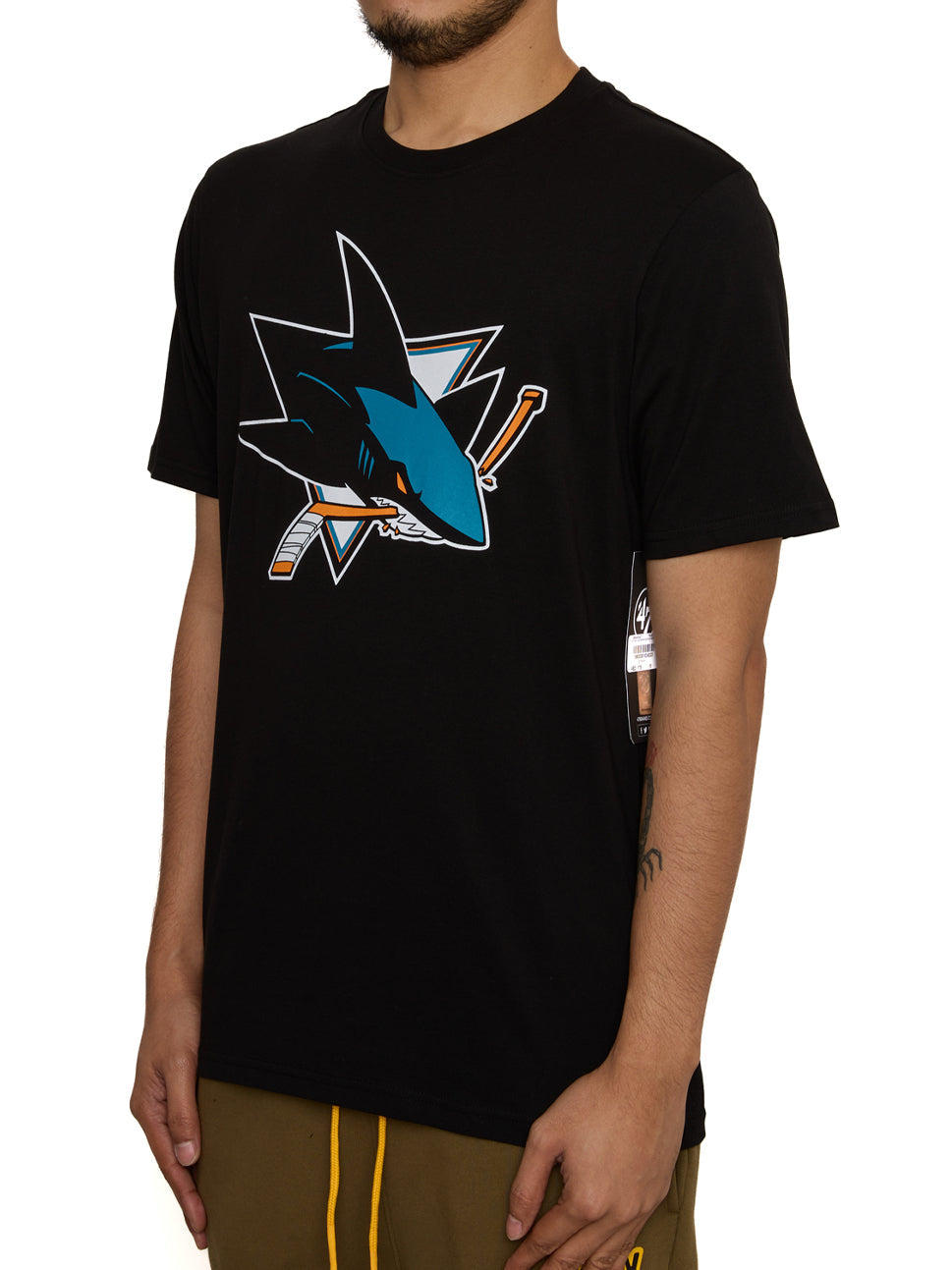 47 Brand NHL San Jose Sharks Imprint '47 Echo Tee Jet Black H22TEMIME544258JKS