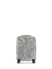 Crash Baggage Icon 4 Wheel Cabin Luggage Trolley Silver 20" Polycarbonate