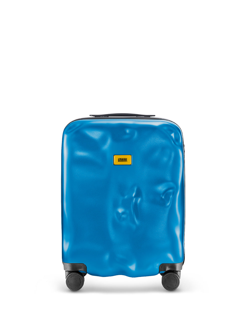 Crash Baggage Icon 4 Wheel Cabin Luggage Trolley Laguna Blue 20" Polycarbonate