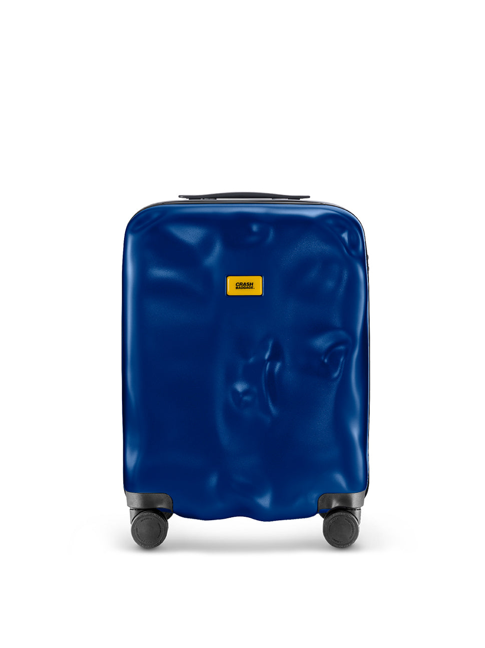 Crash Baggage Icon 4 Wheel Cabin Luggage Trolley Deep Blue 20" Polycarbonate