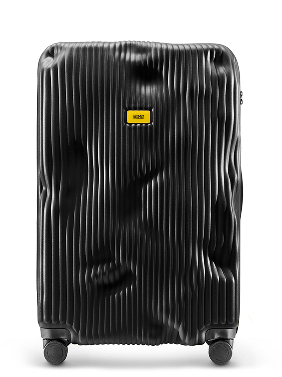 Crash Baggage Stripe 4 Wheel Luggage Trolley Black 29" Polycarbonate