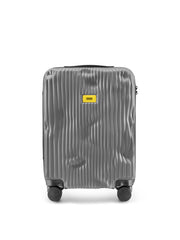 Crash Baggage Stripe 4 Wheel Cabin Luggage Trolley Smoke Grey 20" Polycarbonate