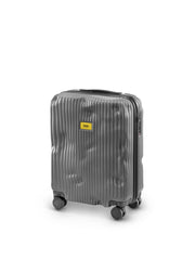 Crash Baggage Stripe 4 Wheel Cabin Luggage Trolley Smoke Grey 20" Polycarbonate