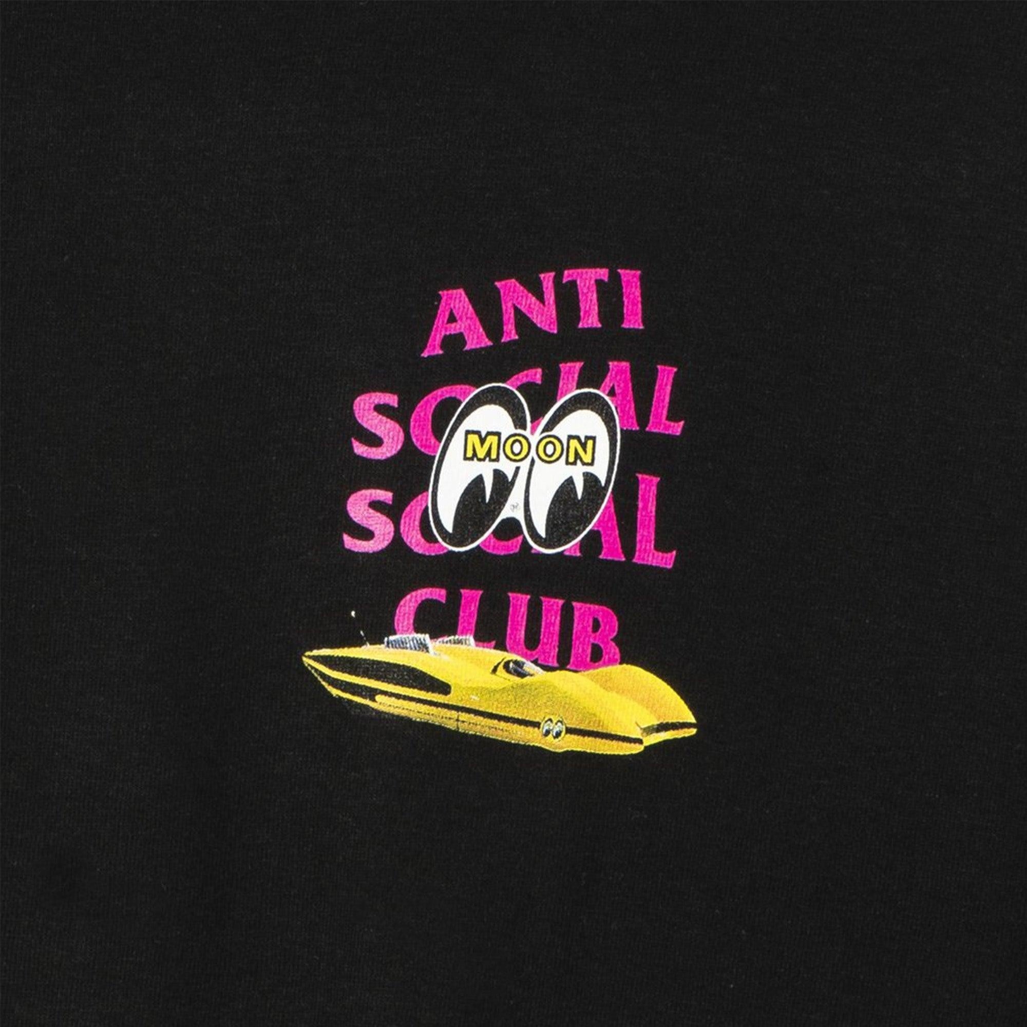 Buy Anti Social Social Club Assc X Mooneyes Flats Photo Tee Black Online