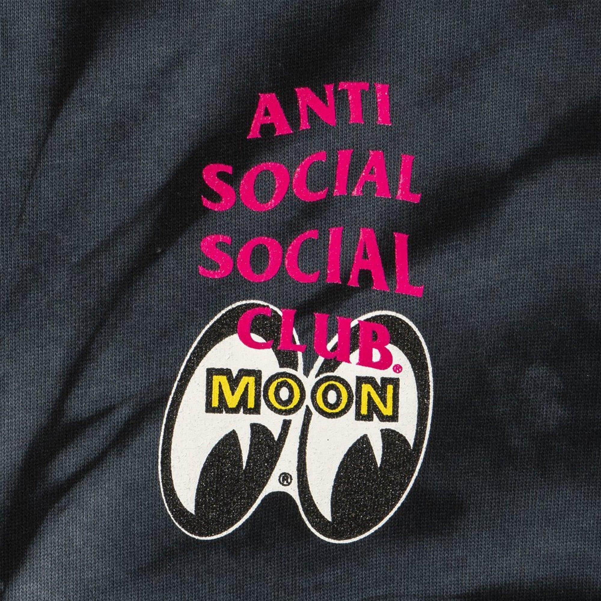 Anti Social Social Club ASSC x Mooneyes Stacked Tie Dye Hoodie Black