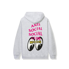 Anti Social Social Club ASSC x Mooneyes Stacked Hoodie Grey