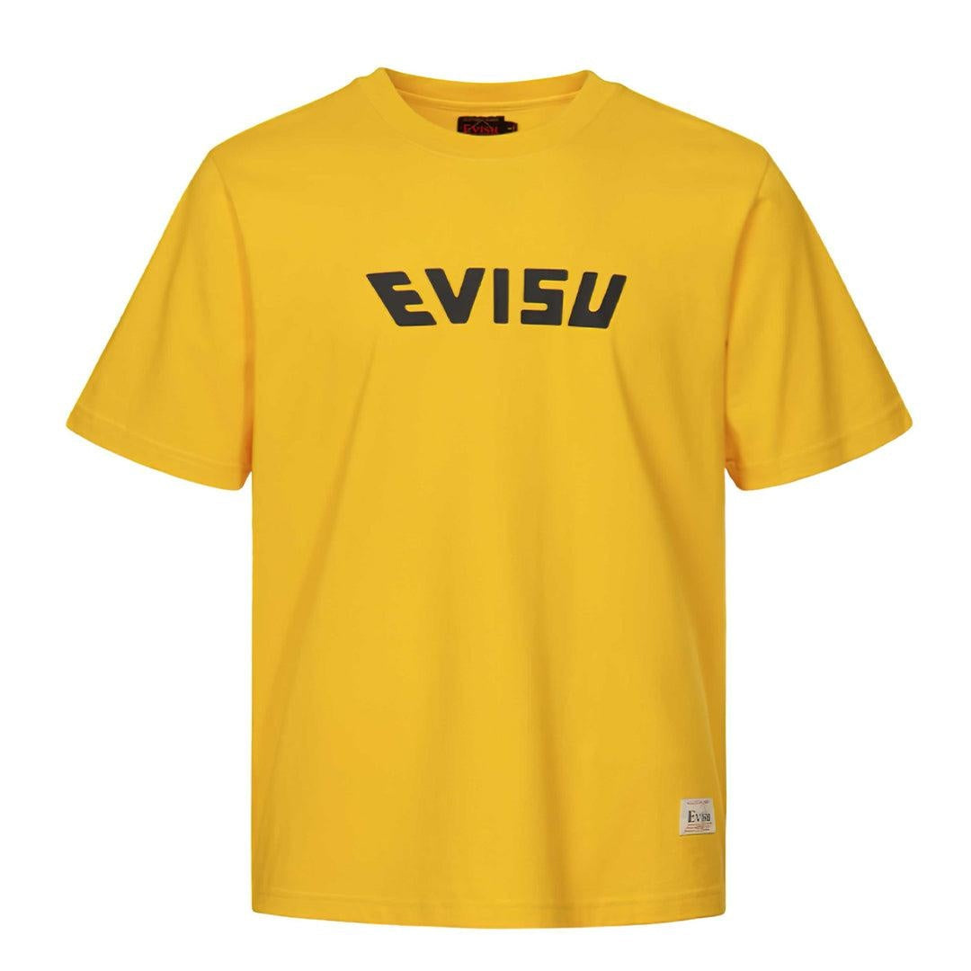 Buy Evisu Daruma Daicock Print Mustard T-Shirt Online