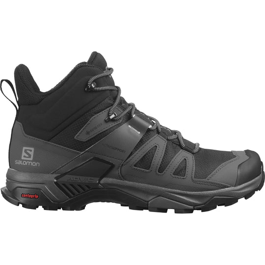 Salomon X ULTRA 4 MID GTX Men's Hiking Shoes Black