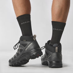 Salomon X BRAZE MID GTX Men's Hiking Shoes Black