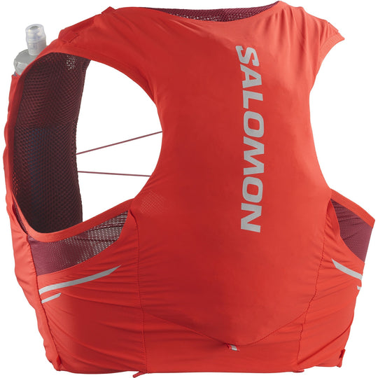 Salomon SENSE PRO 5 with flask bottles Unisex Running Vest Red