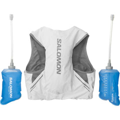 Salomon SENSE PRO 5W with flask bottles Women's Running Vest Grey