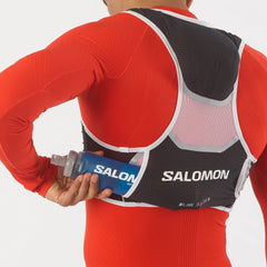 Salomon S/LAB PULSAR 3 with flask bottles Unisex Running Vest Black
