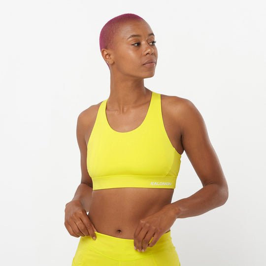 CROSS RUN BRA Yellow