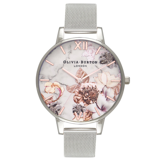 Olivia Burton White/Floral Watch