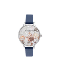 White/Floral Watch