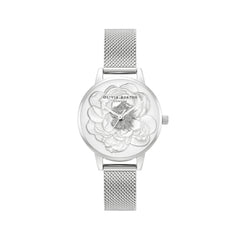 Silver/White Watch
