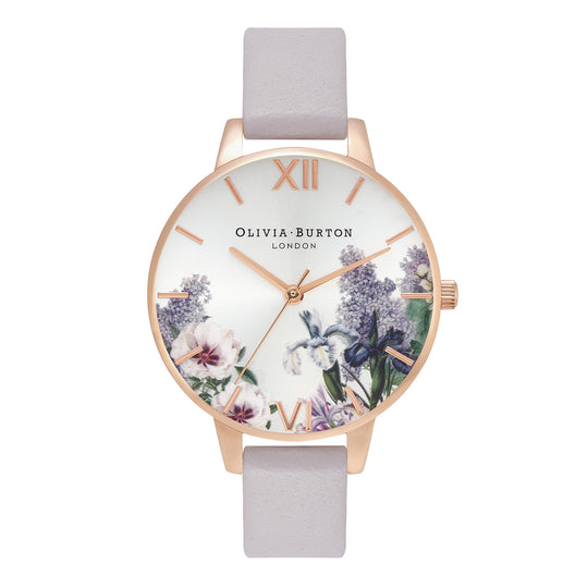 Olivia Burton Silver/Floral Watch