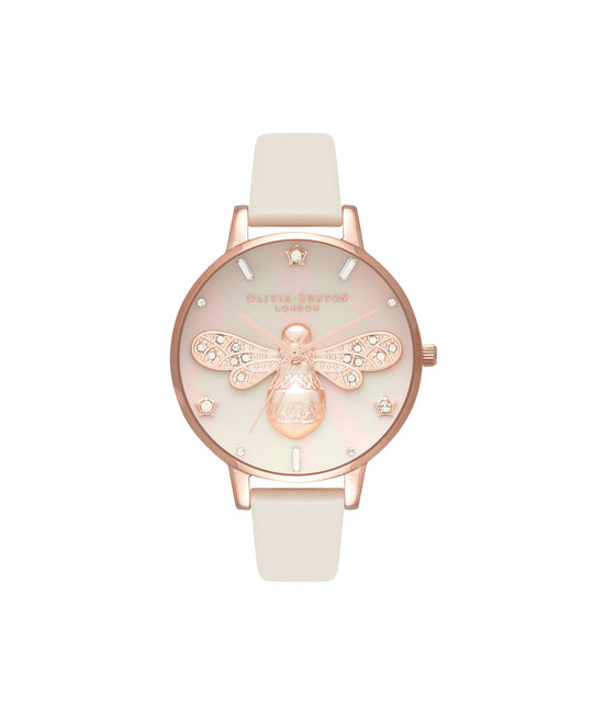 Olivia Burton White/Pearl Watch