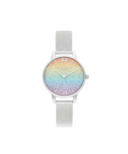 Olivia Burton Rainbow Glitter Watch