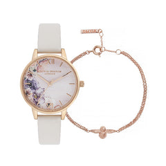 Olivia Burton Pink/Floral Watch