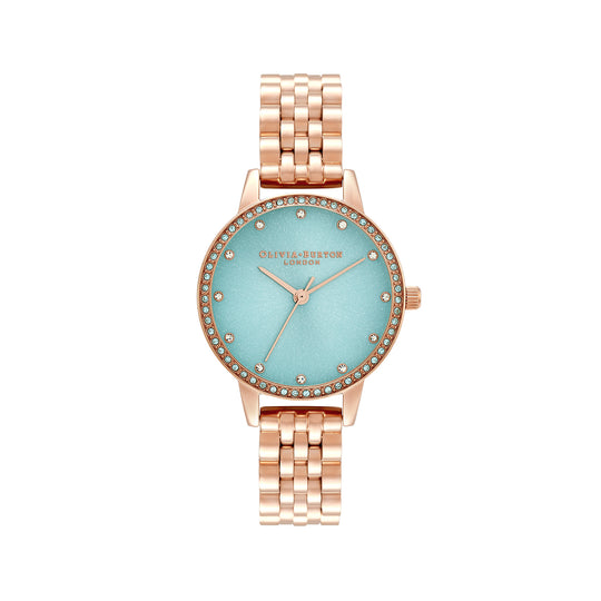 Olivia Burton Mint Sparkle/Stone Watch