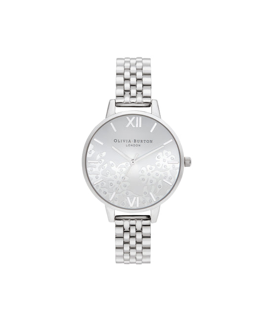 Olivia Burton Silver/Stone Watch