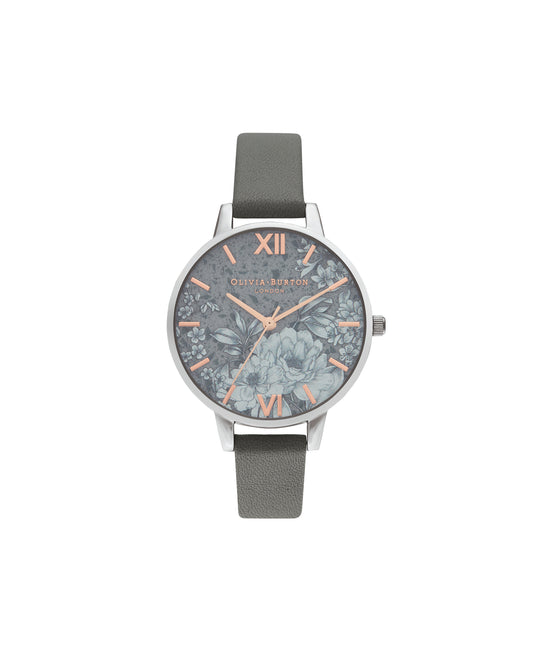 Olivia Burton Grey Terzo/Floral Watch