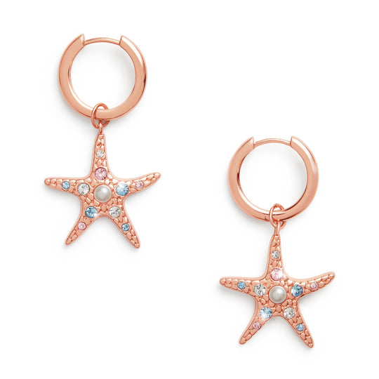 أوليفيا بيرتون حلق ذهبي وردي