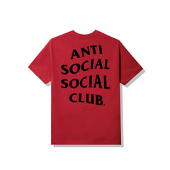 Anti Social Social Club Straight To Voicemail Maroon T-shirt