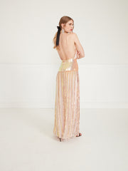 Temperley London Filigree Dress Iridescent Gold 20UHEV52362