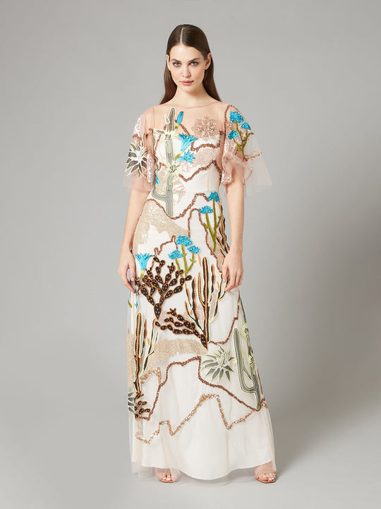 Temperley London Addison Long Dress Sunkiss