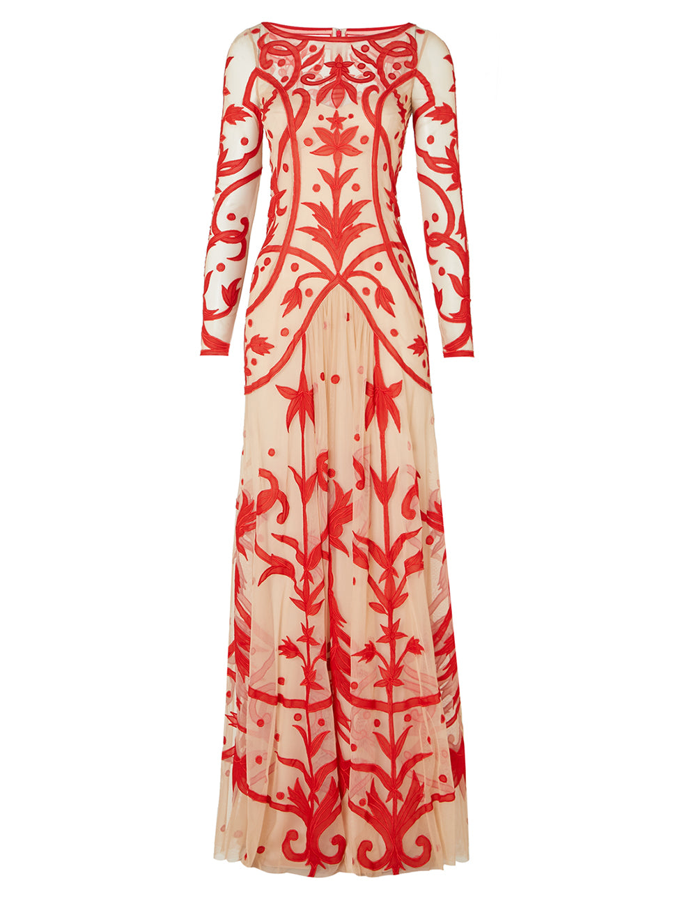 Temperley London Francine Tattoo Dress Poppy Red 00COHEV53739