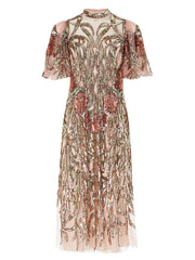 Temperley London Suzani Sequin Dress Rosewater 23SSZS54491